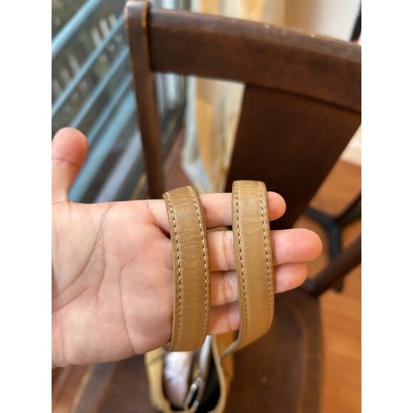 Vintage 90s Coach Hampton Lunch Tote 7776 Shoulder Bag Purse Tan Leather 1992 - Picture 9 of 11